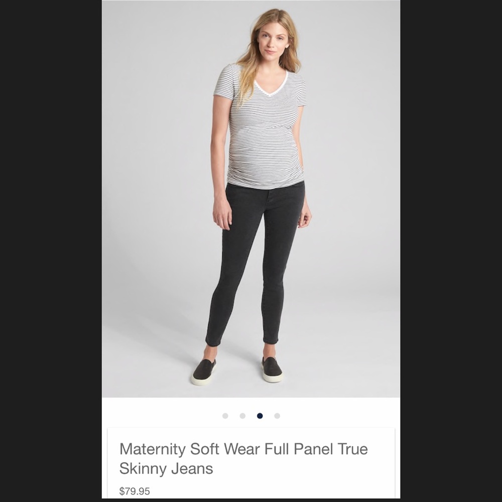 NWT GAP Maternity Soft Skinny Jeans 29, 32 SHORT